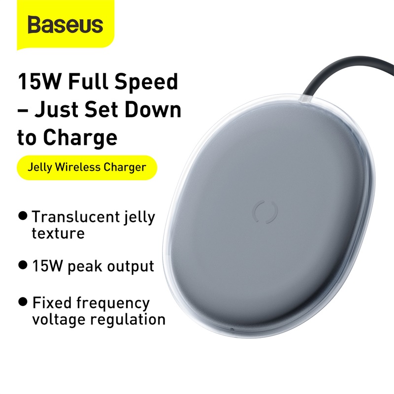 Baseus Chargeur à induction sans fil 15W - WXGD-01